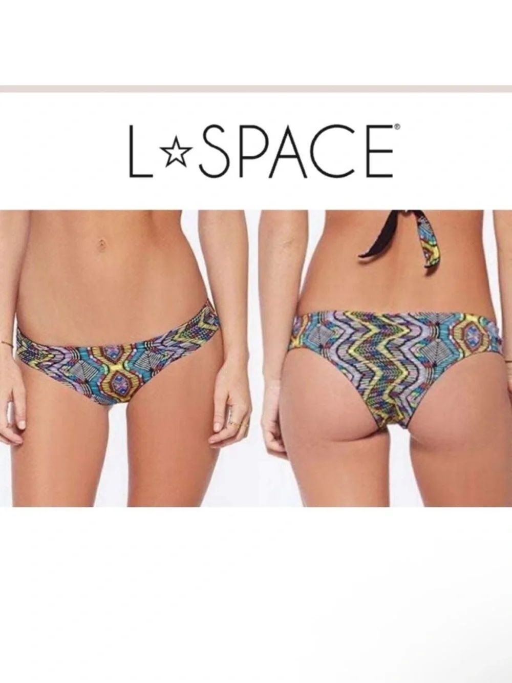 NWT L Space Ixtapa Monique Full Bikini Bottom XS